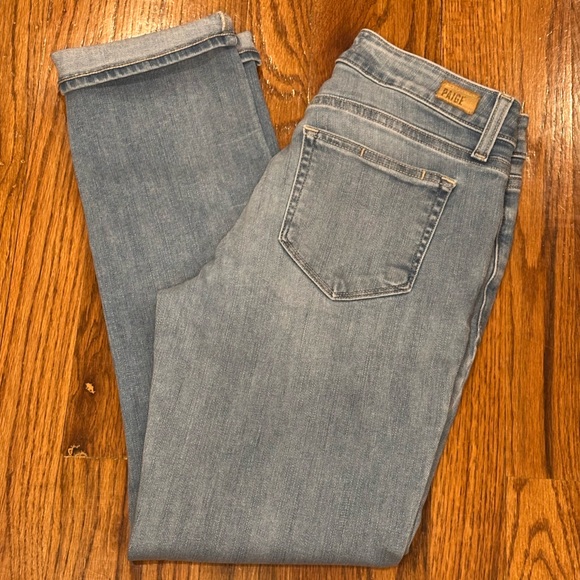 PAIGE Denim - PAIGE Brigette Cropped Boyfriend Jeans Siri Deconstructed size 25